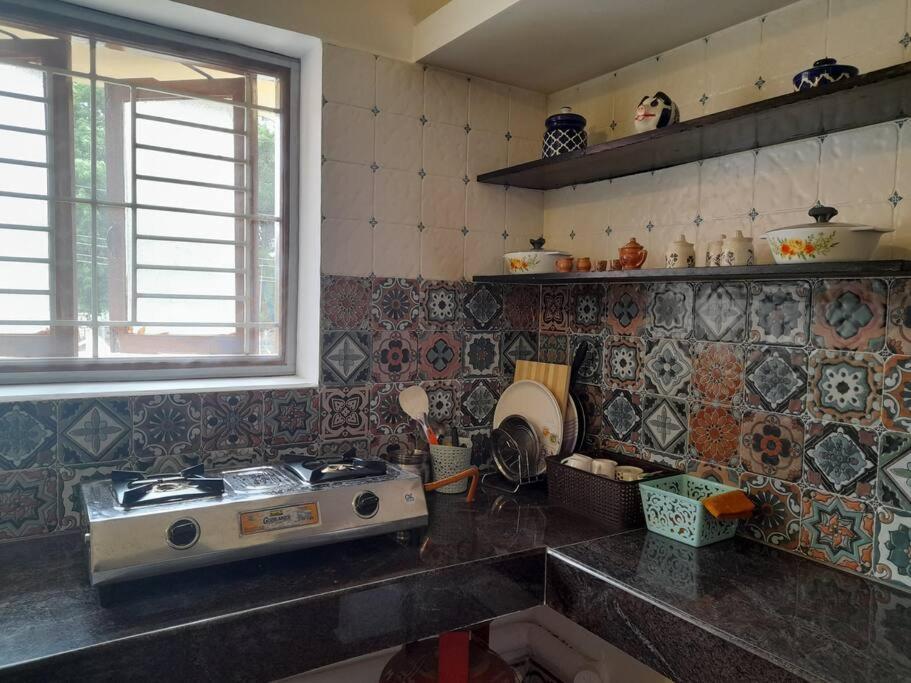 A Chettinad Villa In Coimbatore On The Way To Adiyogi And Nearer To Maruthamalai エクステリア 写真