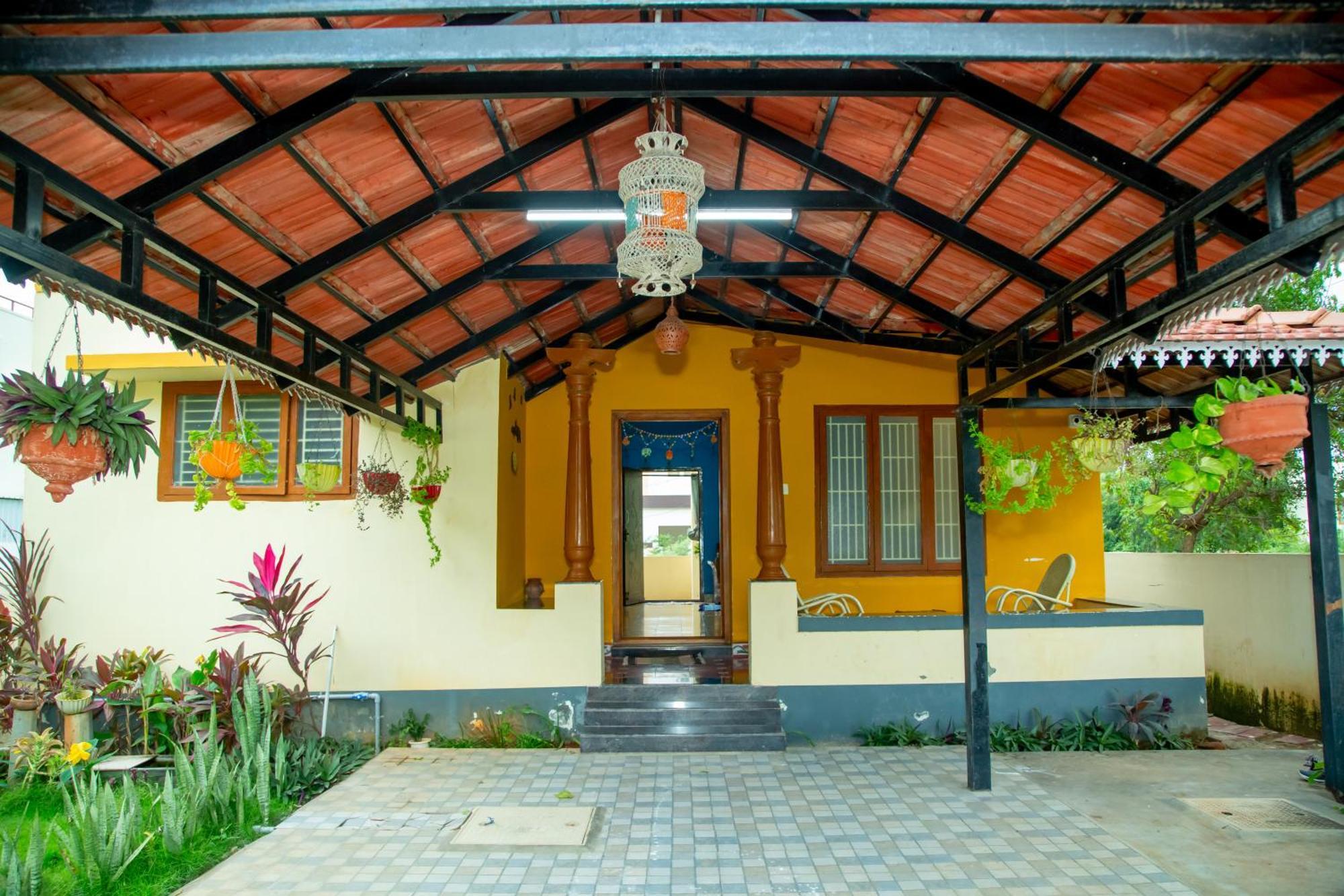 A Chettinad Villa In Coimbatore On The Way To Adiyogi And Nearer To Maruthamalai エクステリア 写真